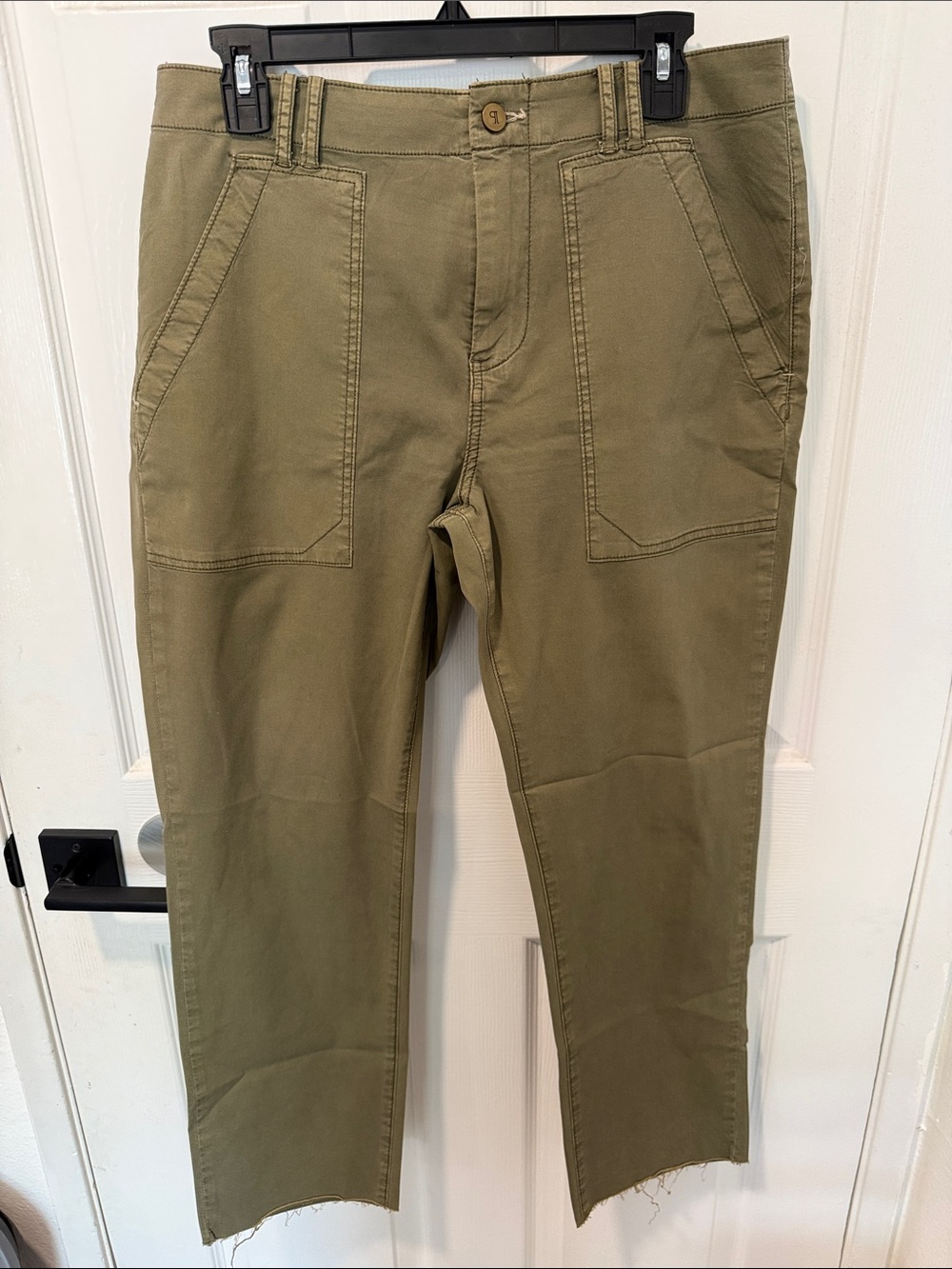 Pilcro women’s Olive Green Utility Pants - Picture 1 of 3